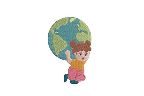 Atlas Toddler Embroidery Design