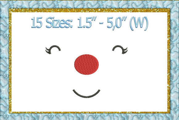 Doll or Toy Face Embroidery