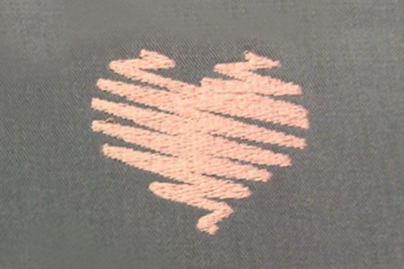 Scribble Heart Embroidery Review