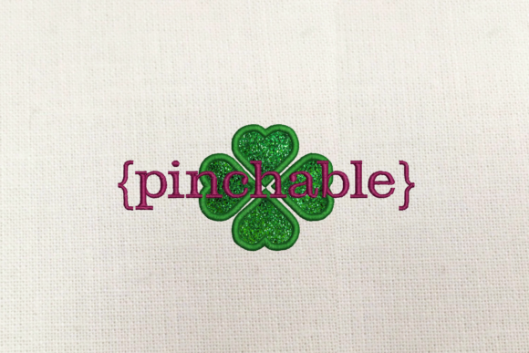 St. Patrick's Day Pinchable Applique